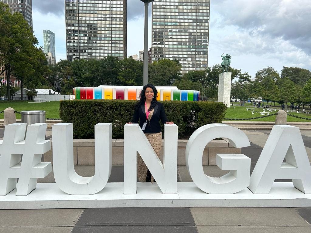 Karen Bruges en la Asamblea General de las Naciones Unidas, Cumbre de Impacto Iberoamericano 2023